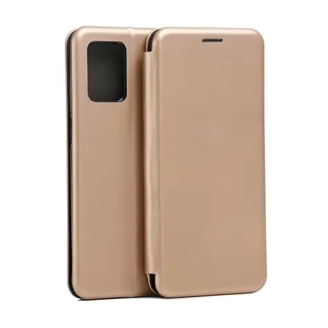 Beline Book Magnetic pro Motorola Moto G73 5G zlaté / Pouzdro typu kniha / Stojánek / Kapsa na kartu