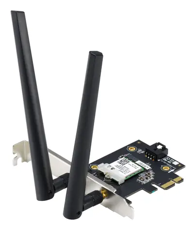 ASUS PCE-AX1800 / WiFi síťový adaptér / PCI-Express / WiFi 6 / Bluetooth 5.2
