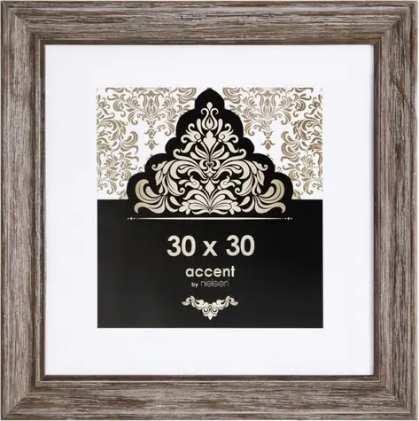 Nielsen Design Accent Vintage hnědá / Dřevěný foto rám / 30x30 cm