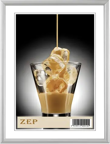ZEP Basic AL1S5 stříbrná / Rámeček / hliníkový / 30×40 cm