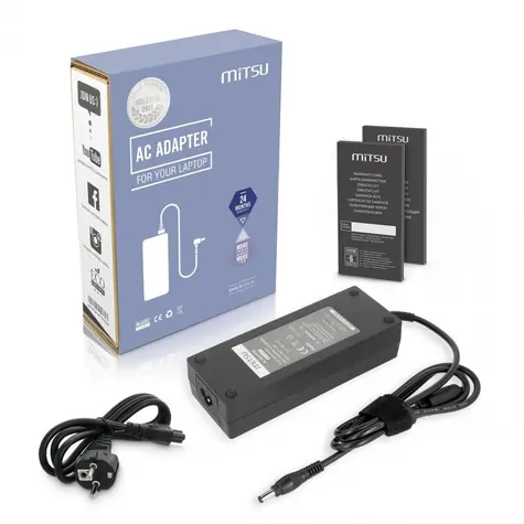 Napájecí adaptér 19V 6,3A 120W pro notebooky Toshiba, Asus, MSI / Napájecí adaptér / 100-240V