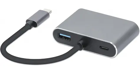 Hub USB-C 4v1 / 4K@30Hz / VGA
