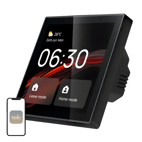 MOES CCP-TY-LN / Chytrá centrální jednotka / Wi-Fi / ZigBee / 4palcový LCD / Tuya