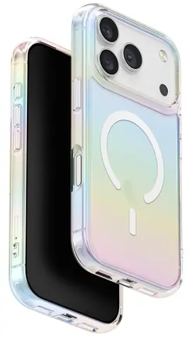 UNIQ Iridescia vícebarevná / Ochranný kryt / iPhone 17 Pro / MagClick charging