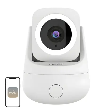 MOES WCM-P67 / Vnitřní IP kamera / 3 MP / PTZ 360°/180° / Wi-Fi / noční vidění