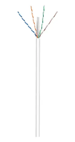 Goobay CAT 6a bílá / Instalační kabel / U/UTP (PiMF) / 305 m