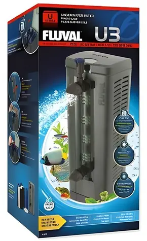 Fluval U3 / Vnitřní akvarijní filtr / regulace průtoku / 600 l/h / akvárium 100-200 l