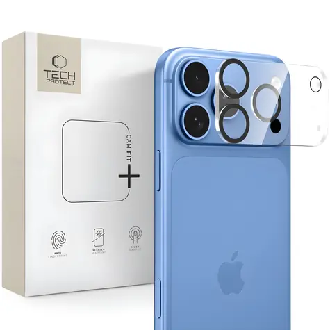 Tech-Protect Cam Fit+ čirá / Ochranný kryt fotoaparátu / Apple iPhone 18 Pro Max