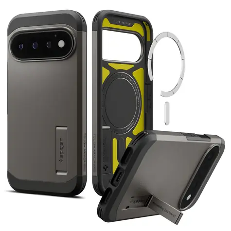 Spigen Tough Armor MagSafe tmavě šedá / Ochranný kryt / Google Pixel 11 Pro / MagSafe