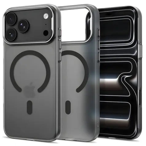 Tech-Protect MagZero průsvitná matná černá / Kryt pro Apple iPhone 17 Pro / MagSafe