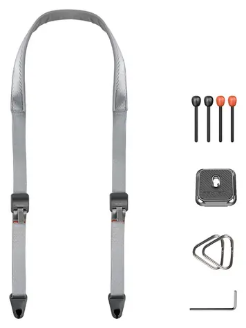 PGYTECH Camera Shoulder Strap šedá / Popruh na fotoaparát