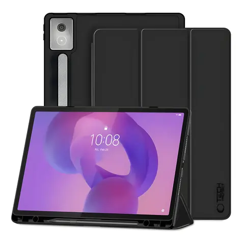 Tech-Protect SC Pen černá / Pouzdro / Lenovo Idea Tab Pro 12.7 TB-373 / se schránkou na stylus
