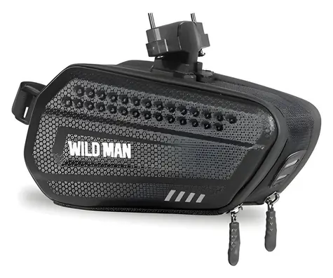 WildMan ES7 černá / Brašna pod sedlo / voděodolná / PC plast / 1,2 l / 19,5x8x10 cm