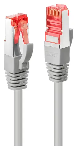 Lindy šedá / Patch kabel / RJ-45 / 5 m