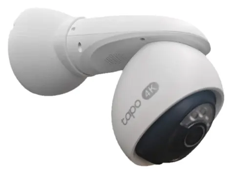 OEM Držák pro TP-Link Tapo C560W/TC46 bílý / Držák pro kamery / na zeď / PETG / krytka kabelů