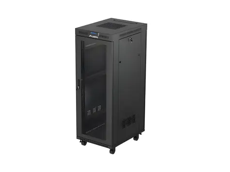 Lanberg Rack 32U černá / Stojanový rozvaděč / 19