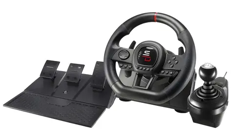 SUPERDRIVE GS650-X / Sada volantu, pedálů a řadicí páky / PS4 / Xbox One / Xbox Series X/S