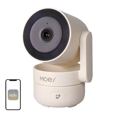 MOES WCM-P52P / Vnitřní IP kamera / PTZ / 4MP / Wi-Fi 6 / IR noční vidění