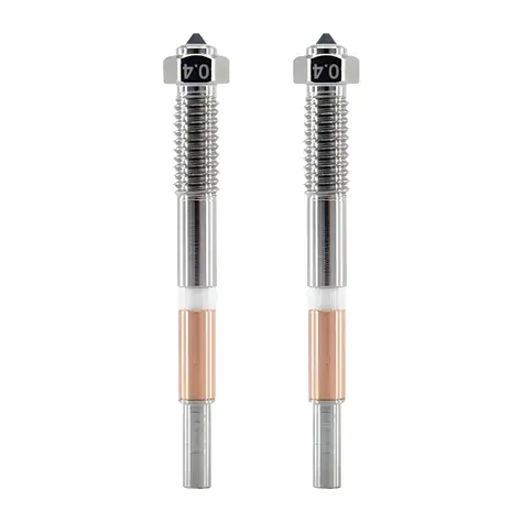 QiDi BMN204 / Trysky pro 3D tiskárnu / bimetalové / 0,4 mm / pro Q2 / 2 ks