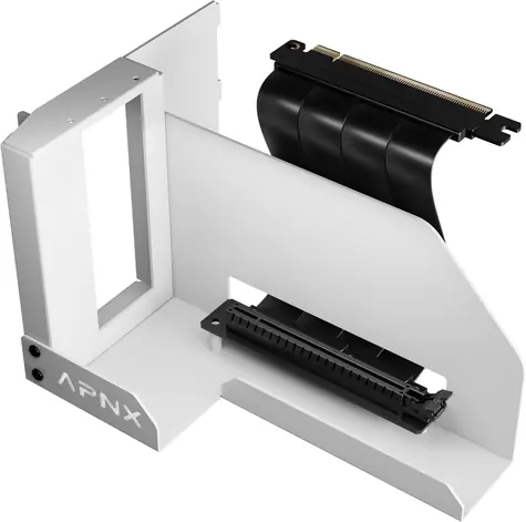 APNX Vertikální stojan pro grafickou kartu bílá / Držák GPU / Pro PC skříň