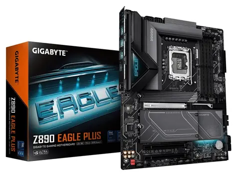 GIGABYTE Z890 EAGLE PLUS / Základní deska / Z890 / LGA 1851 / 4x DDR5 / PCIe 5.0 x16 / 2,5G LAN / ATX