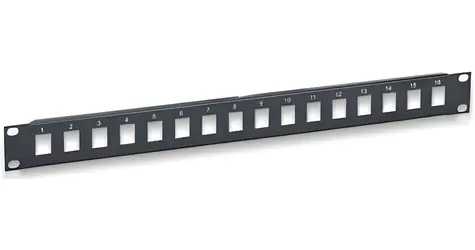 Intellinet 513593 / Patch panel / Keystone / Neosazený / 1U / 19