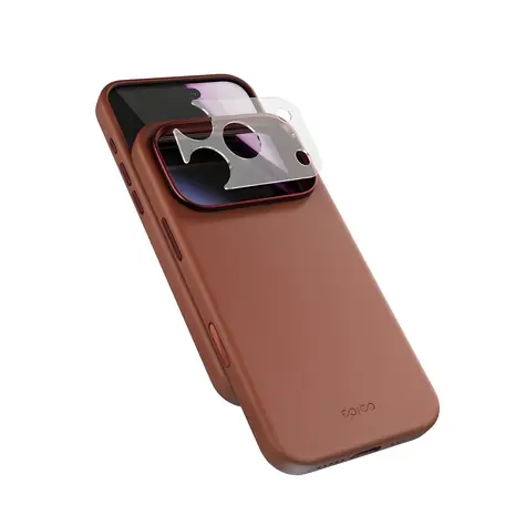 Epico Leather Pro Mag+ Case pro iPhone 17 Pro Max hnědá / Kryt / Pravá kůže / Qi2 & MagSafe / Ochrana camera island