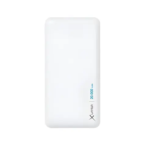 XLAYER Powerbank Micro 20000 mAh bílá / Powerbank