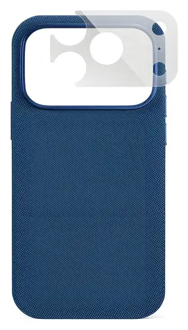 Epico SolidWoven Pro Mag+ Case iPhone 17 Pro Max a 18 Pro Max modrá / Zadní kryt / Qi2 / MagSafe / ochrana fotoaparátu