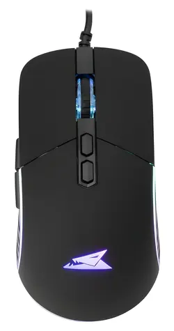 Baracuda NAUTILUS černá / Herní myš / Optický / 7D / 12800 DPI / 1,5 m / USB / 75 g