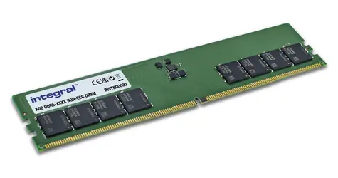 Integral 32GB DIMM zelená / Operační paměť / DDR5 / 4800 MHz