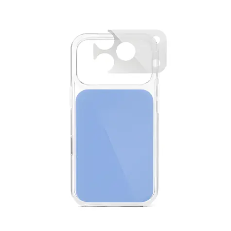 Epico Tile Mag+ Case světle modrá / Kryt na iPhone 17/18 Pro Max / Qi2 & MagSafe kompatibilní / crossbody popruh