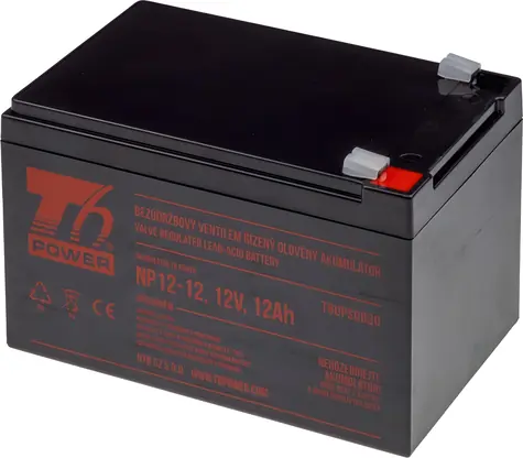 T6 Power Baterie pro APC RBC4 / Baterie do UPS / 12V / 12Ah / VRLA