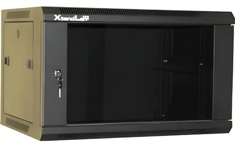 XtendLan 9U/600x450 černá / Nástěnný rozvaděč / 19