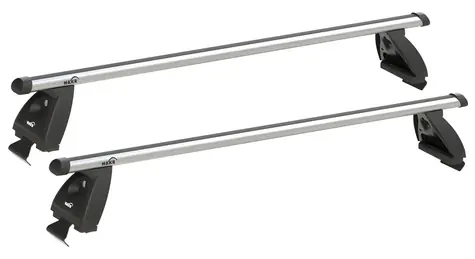 Carpoint Střešní nosič Škoda Rapid Spaceback ALU stříbrná / Střešní nosič / Uzamykatelný / Nosnost 70 kg