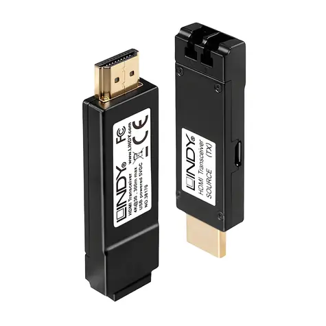 Lindy Fibre Optic HDMI 10.2G černá / HDMI extender / HDMI 2.0 / 4K 60Hz / 300 m