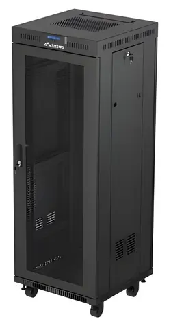 Lanberg Rack 32U/600x600 černá / Stojanový rozvaděč / 19