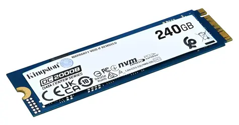 Kingston DC2000B 240GB / SSD / M.2 2280 / PCIe 4.0 / R:4500MBps / W:400MBps