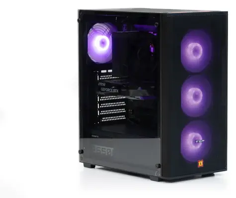 X-Diablo Home R5 3050 černá / Herní počítač / AMD Ryzen 5 5500 / 16GB DDR4 / 512GB NVMe SSD / RTX 3050 6GB / W11H