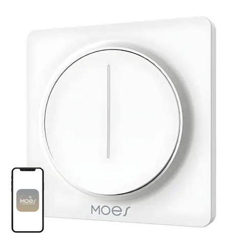Moes ZS-SY-EUD-WH bílá / Stmívač / ZigBee / max. 300W