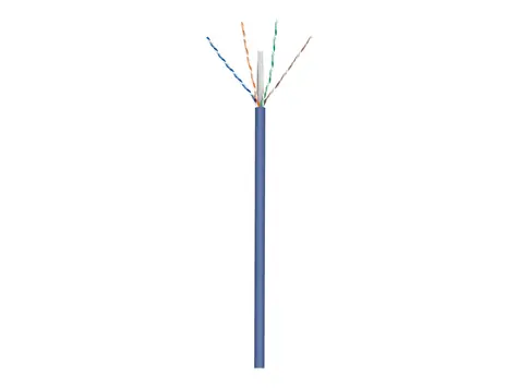 Goobay CAT6a modrá / Síťový kabel / U/UTP (PiMF) / Cat 6a / 100 m