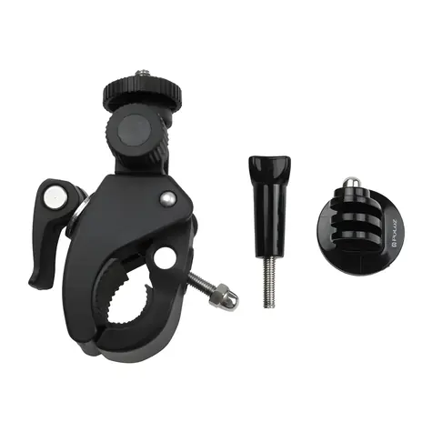 Puluz PU177B černá / Držák na řídítka / pro akční kamery / nastavení 0–180° / plast