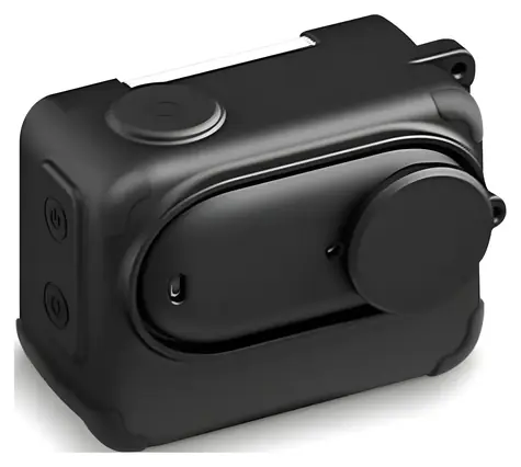 Puluz PU772B černá / Silikonové pouzdro / pro Insta360 GO 3S / s krytkou objektivu