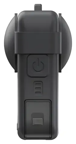 Puluz PU790B černá / Silikonové pouzdro / DJI Osmo 360 / kryt objektivu / šňůrka s karabinou