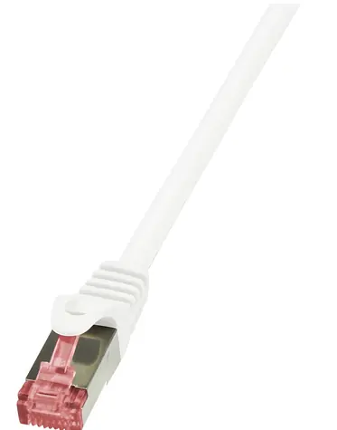 LogiLink Cat6 bílá / Patch kabel / S/FTP / RJ-45 / 7,5 m