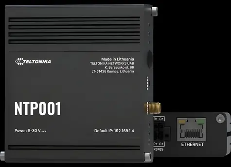 Teltonika NTP001 / NTP server / 1x RJ-45 / nástěnná montáž