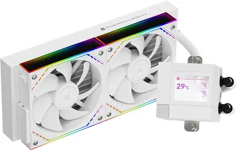 Thermalright Core Matrix 240 Vision ARGB bílá / AIO vodní chladič CPU / 240mm / ARGB