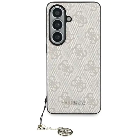 Guess 4G Classic Logo Charm růžová / Zadní kryt / Samsung Galaxy S26 / MagSafe