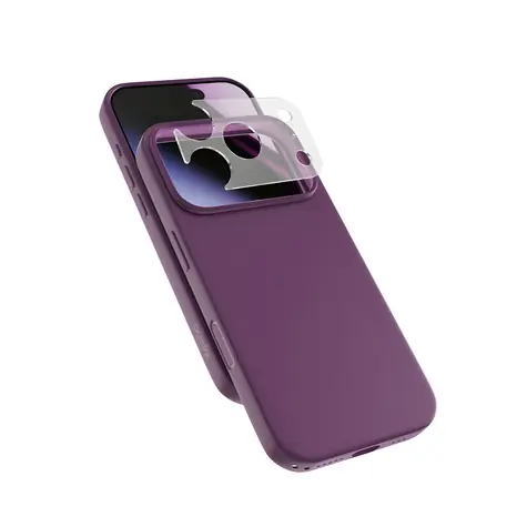 Epico Silicone Pro Mag+ Case iPhone 17/18 Pro Max fialová / Kryt / Qi2 & MagSafe / ochrana camera island