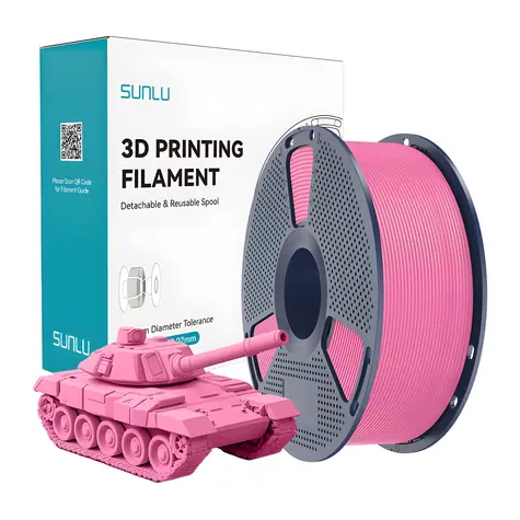 Sunlu Filament PLA+ High-Speed růžová / Struna pro 3D tiskárnu / vysokorychlostní / 1,75 mm / 1 kg